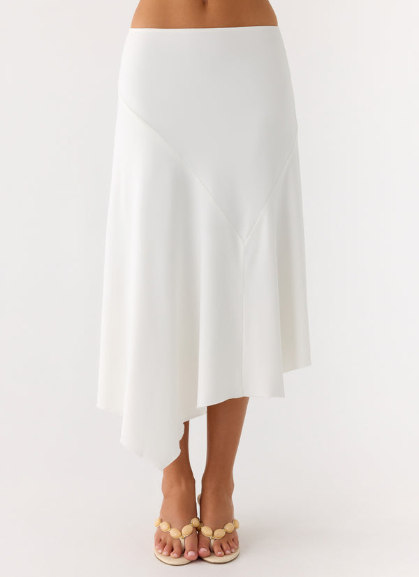peppermayo Peppermayo Exclusive - Ignite It Midi Skirt - White