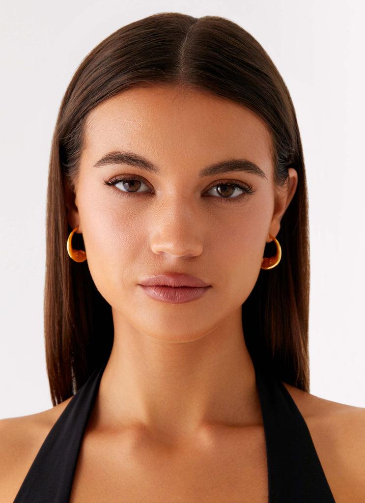 Peppermayo Peppermayo Exclusive - Illuminate Earrings - Gold