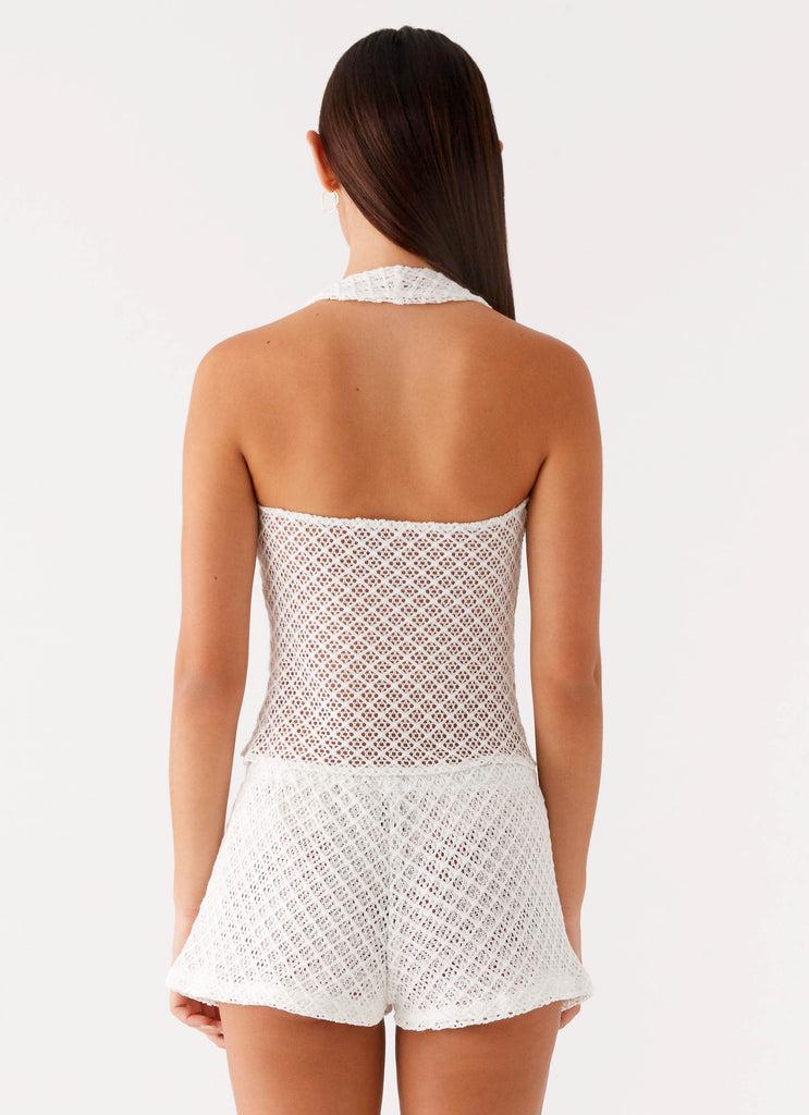 Peppermayo Peppermayo Exclusive - Imaan Halter Top - White