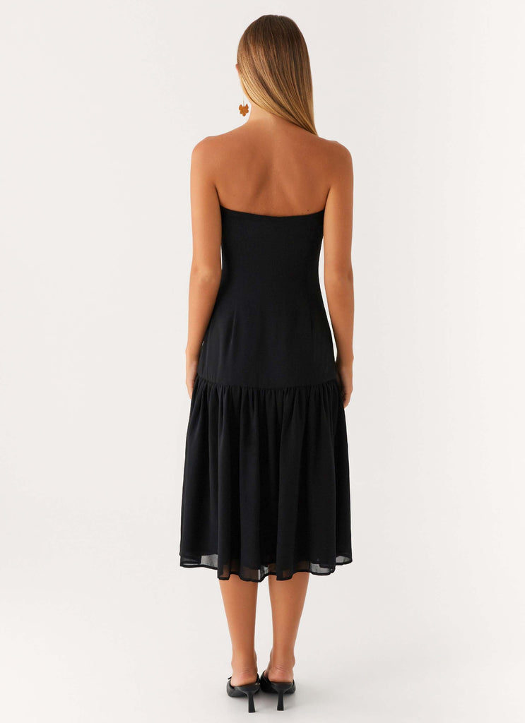 Peppermayo Peppermayo Exclusive - Imagination Strapless Midi Dress - Black