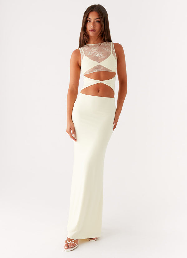 peppermayo Peppermayo Exclusive - Imperial Maxi Dress - Yellow