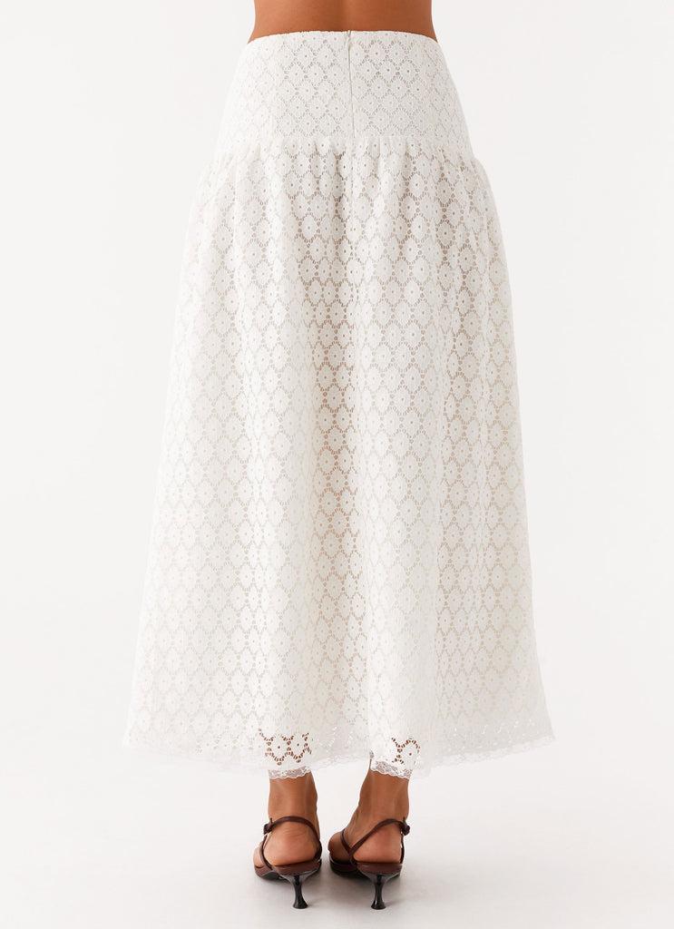 Peppermayo Peppermayo Exclusive - Indiana Corset Midi Skirt - White
