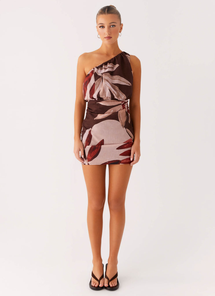 Peppermayo Peppermayo Exclusive - Indianna Mini Dress - Cinnamon Palm