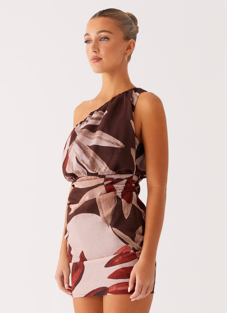 Peppermayo Peppermayo Exclusive - Indianna Mini Dress - Cinnamon Palm