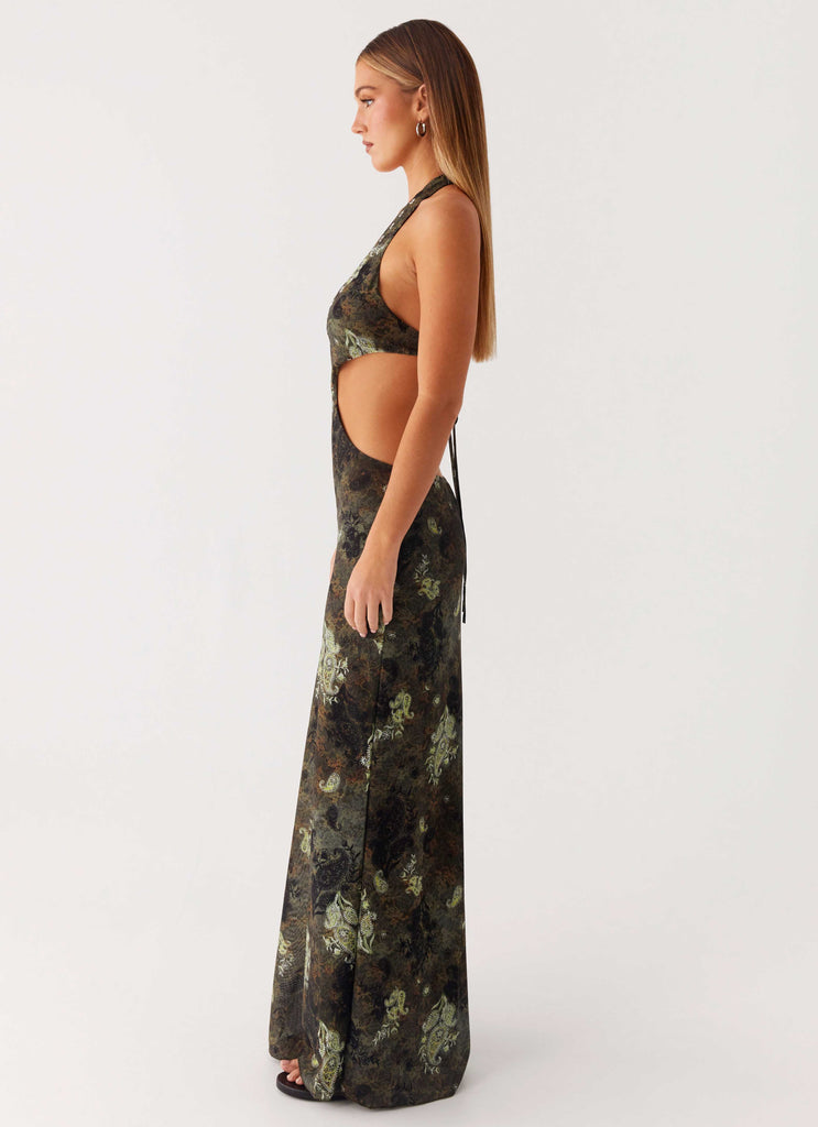 Peppermayo Peppermayo Exclusive - Indra Maxi Dress - Cyber Floral