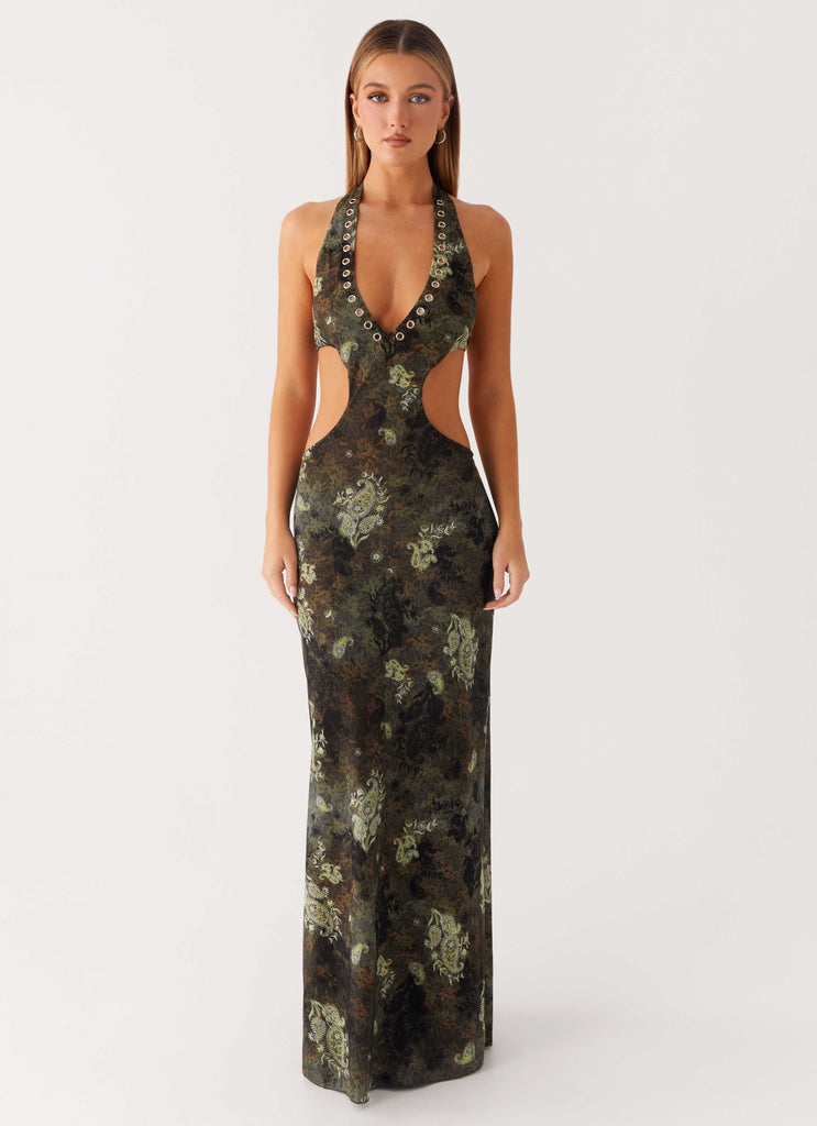Peppermayo Peppermayo Exclusive - Indra Maxi Dress - Cyber Floral