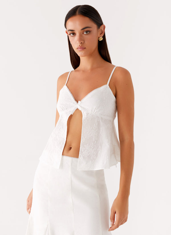 peppermayo Peppermayo Exclusive - Irena Cami Top - White