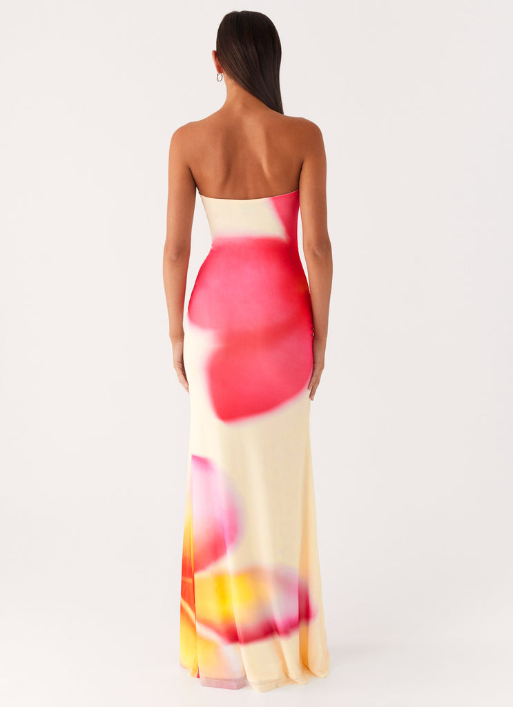 Peppermayo Peppermayo Exclusive - Iroha Strapless Maxi Dress - Frangipani Yellow