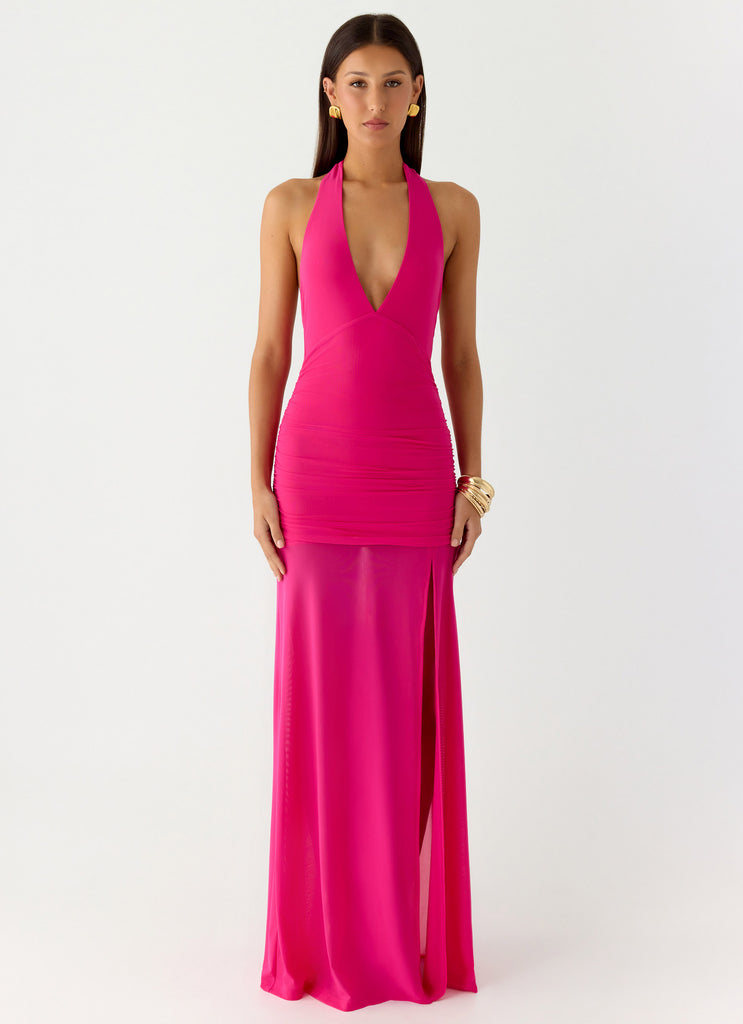 Peppermayo Peppermayo Exclusive - Island Muse Dress - Fuchsia