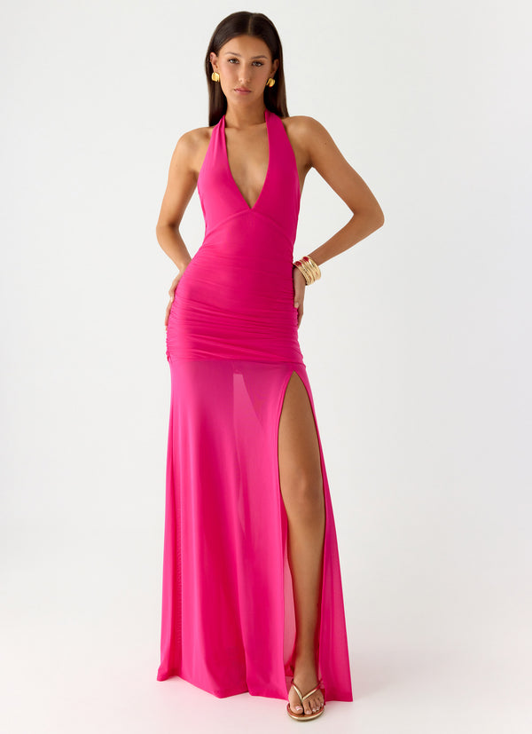 peppermayo Peppermayo Exclusive - Island Muse Dress - Fuchsia