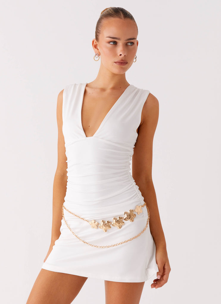 Peppermayo Peppermayo Exclusive - Isola Flower Belt - Gold