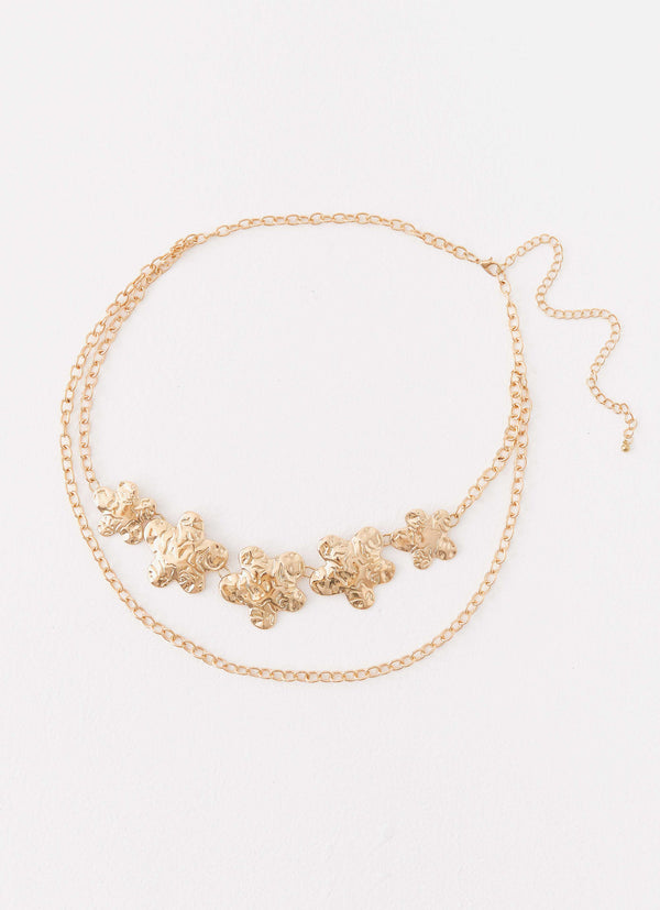 peppermayo Peppermayo Exclusive - Isola Flower Belt - Gold