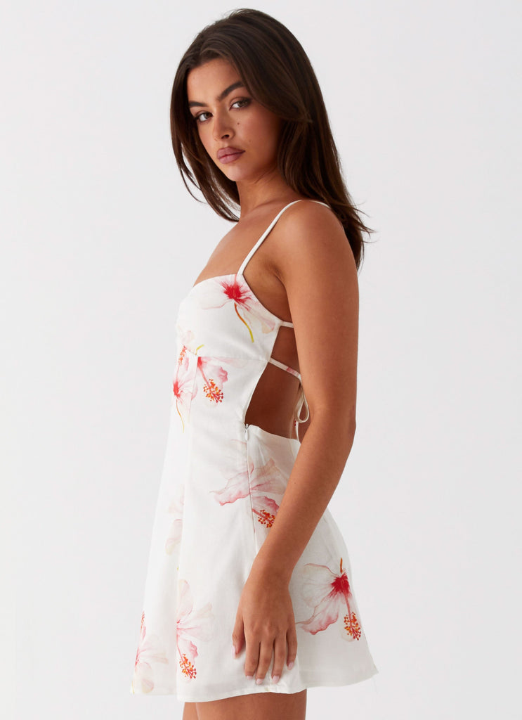 Peppermayo Peppermayo Exclusive - Isra Linen Mini Dress - Camellia