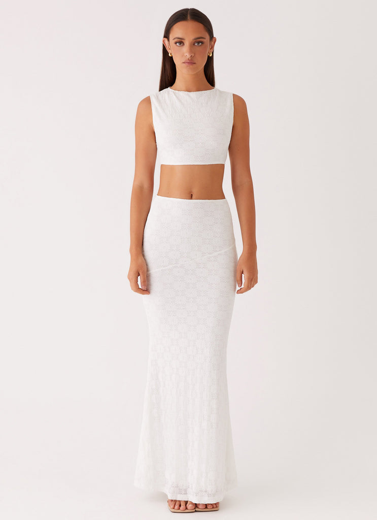 Peppermayo Peppermayo Exclusive - Issey Crop Top - White