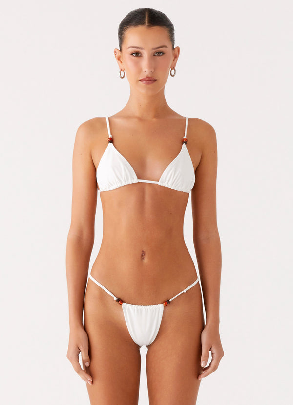 peppermayo Peppermayo Exclusive - Ivanka Bikini Top - White