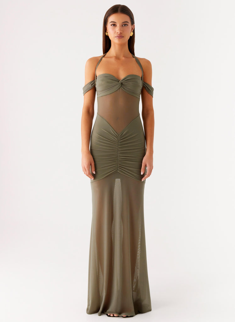 Peppermayo Peppermayo Exclusive - Ivy Lane Maxi Dress - Olive