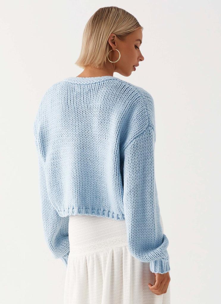Peppermayo Peppermayo Exclusive - Jasleen Knit Cardigan - Blue