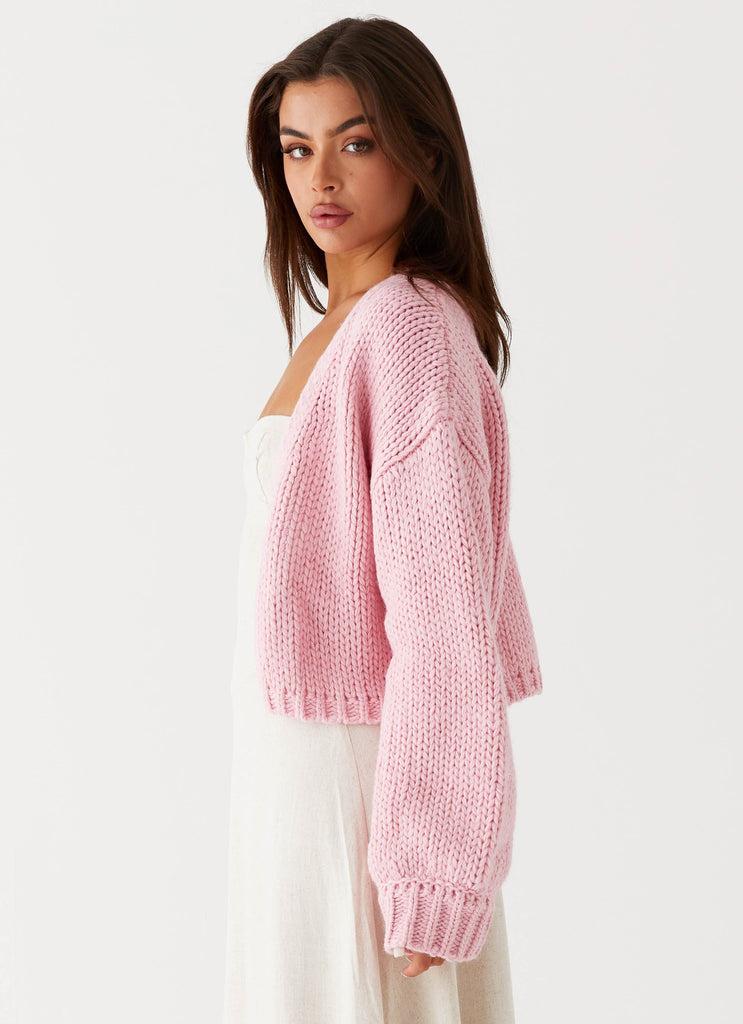 Peppermayo Peppermayo Exclusive - Jasleen Knit Cardigan - Pink
