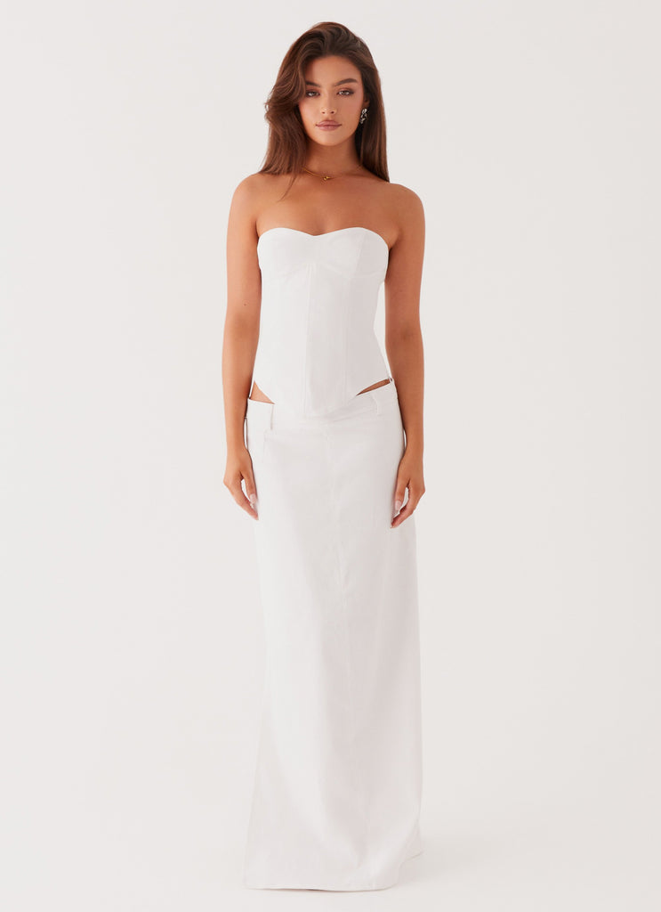 Peppermayo Peppermayo Exclusive - Jaslyn Corset Top - White