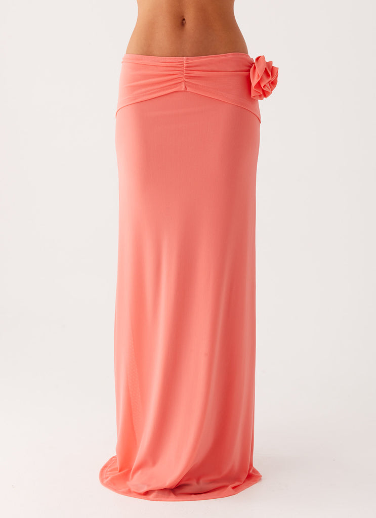 Peppermayo Peppermayo Exclusive - Jayce Maxi Skirt - Salmon