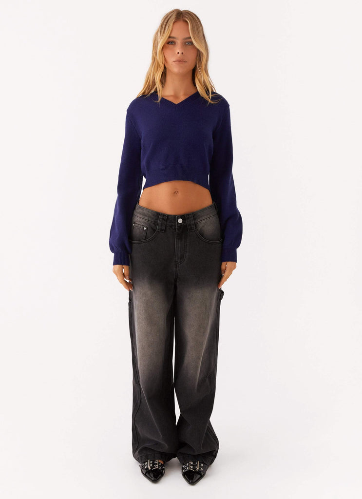 Peppermayo Peppermayo Exclusive - Jaylie Denim Jeans - Charcoal