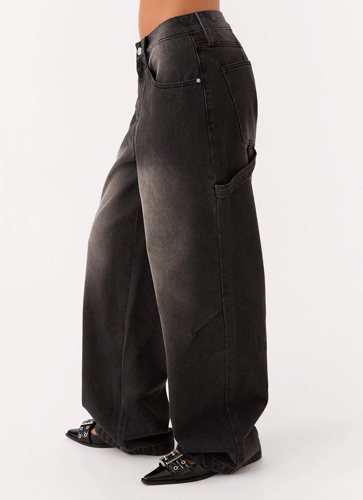 Peppermayo Peppermayo Exclusive - Jaylie Denim Jeans - Charcoal