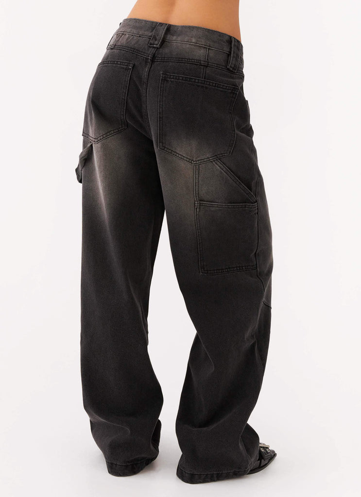 Peppermayo Peppermayo Exclusive - Jaylie Denim Jeans - Charcoal