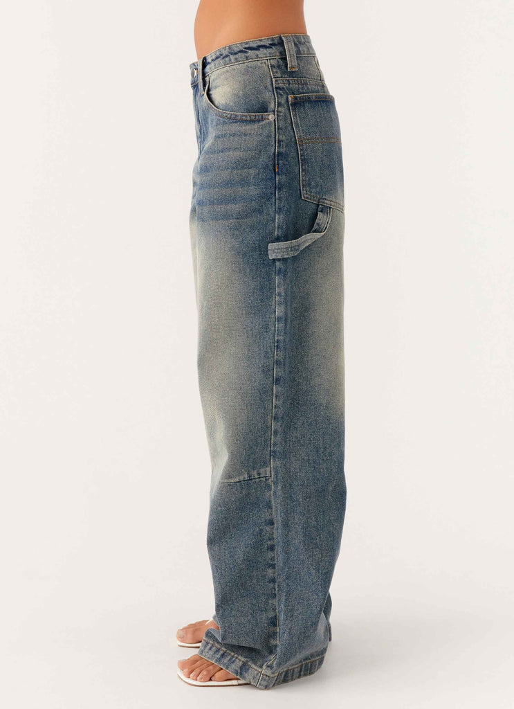 Peppermayo Peppermayo Exclusive - Jaylie Denim Jeans - Dirty Vintage Wash
