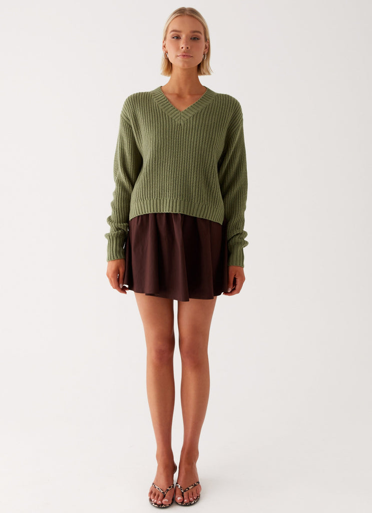 Peppermayo Peppermayo Exclusive - Jenson Sweater - Khaki