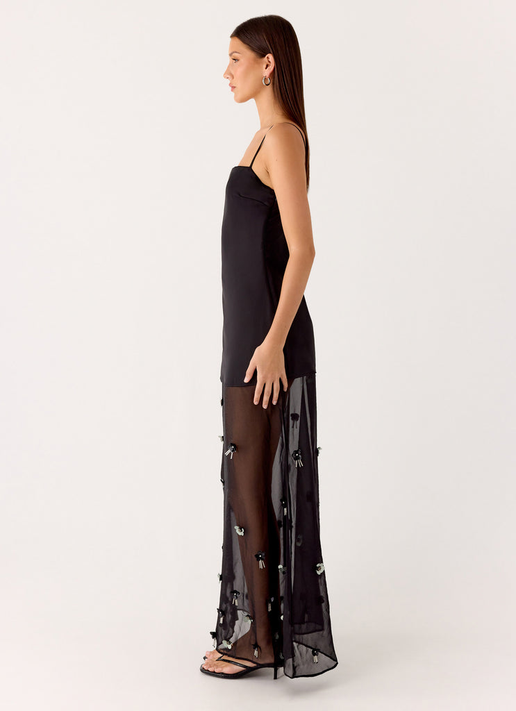 Peppermayo Peppermayo Exclusive - Jesiah Embellished Maxi Dress - Black