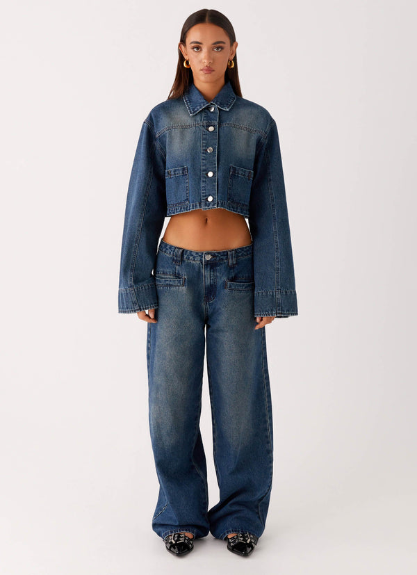peppermayo Peppermayo Exclusive - Joan Denim Jeans - Indigo