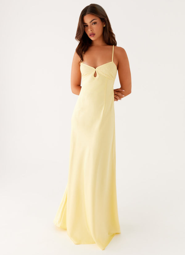 peppermayo Peppermayo Exclusive - Joanie Maxi Dress - Yellow