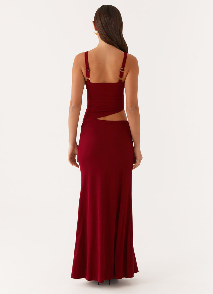 Peppermayo Peppermayo Exclusive - Jocelyn Maxi Dress - Maroon