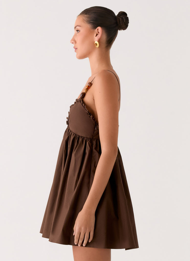 Peppermayo Peppermayo Exclusive - Jonas Mini Dress - Brown