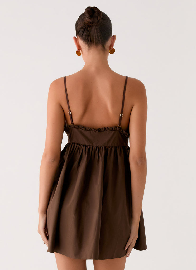 Peppermayo Peppermayo Exclusive - Jonas Mini Dress - Brown