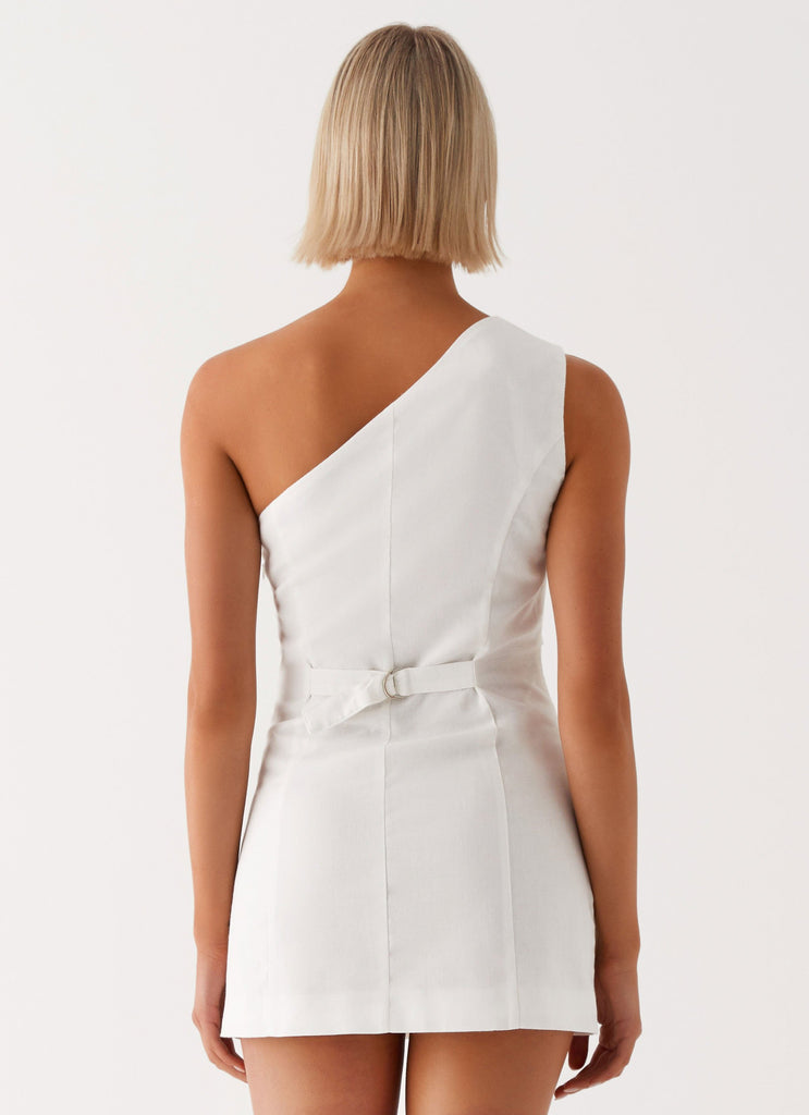 Peppermayo Peppermayo Exclusive - Jordy Linen Mini Dress - White