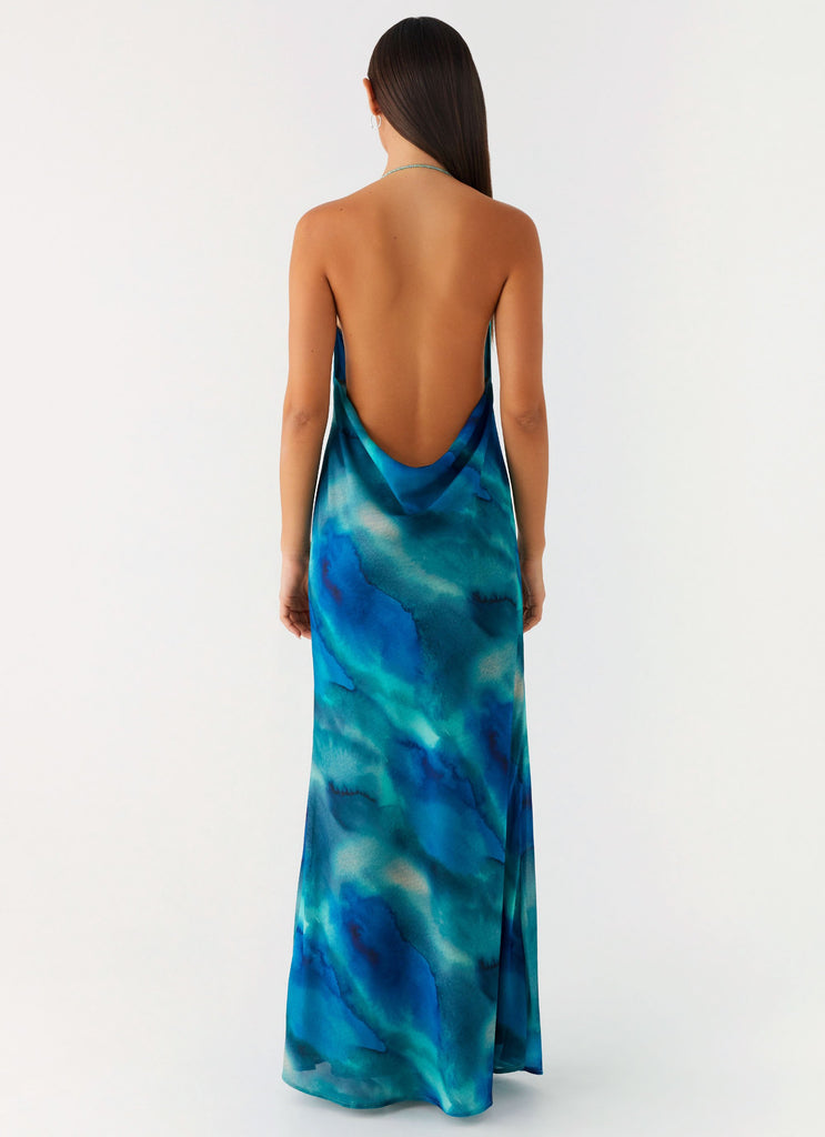 Peppermayo Peppermayo Exclusive - Journey Maxi Dress - Blue Tie Dye