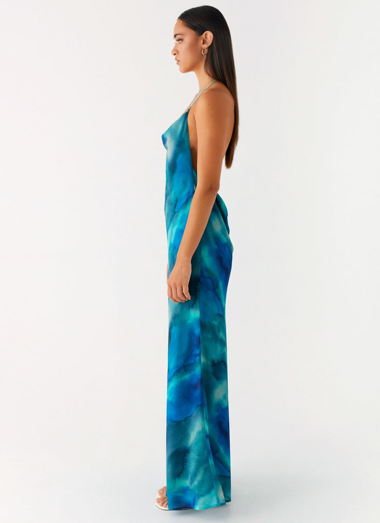 Peppermayo Peppermayo Exclusive - Journey Maxi Dress - Blue Tie Dye