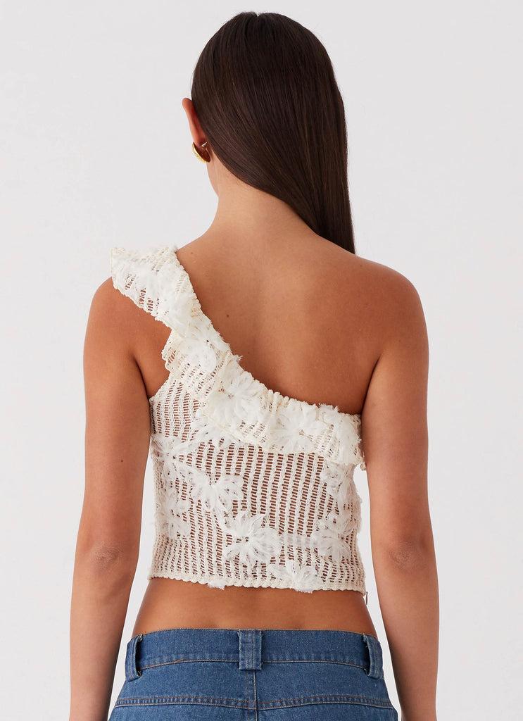 Peppermayo Peppermayo Exclusive - Juilette One Shoulder Top - Ivory