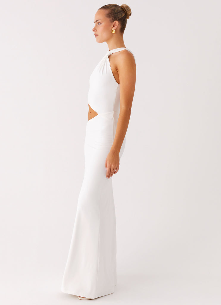 Peppermayo Peppermayo Exclusive - Juliander Knot Maxi Dress - White