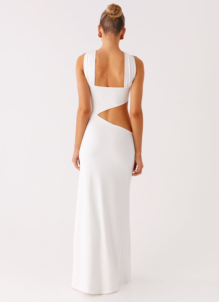 Peppermayo Peppermayo Exclusive - Juliander Knot Maxi Dress - White