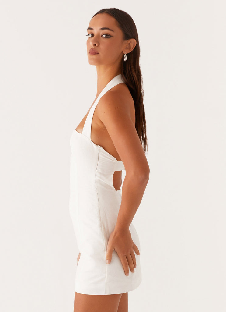 Peppermayo Peppermayo Exclusive - Julianna Linen Mini Dress - White