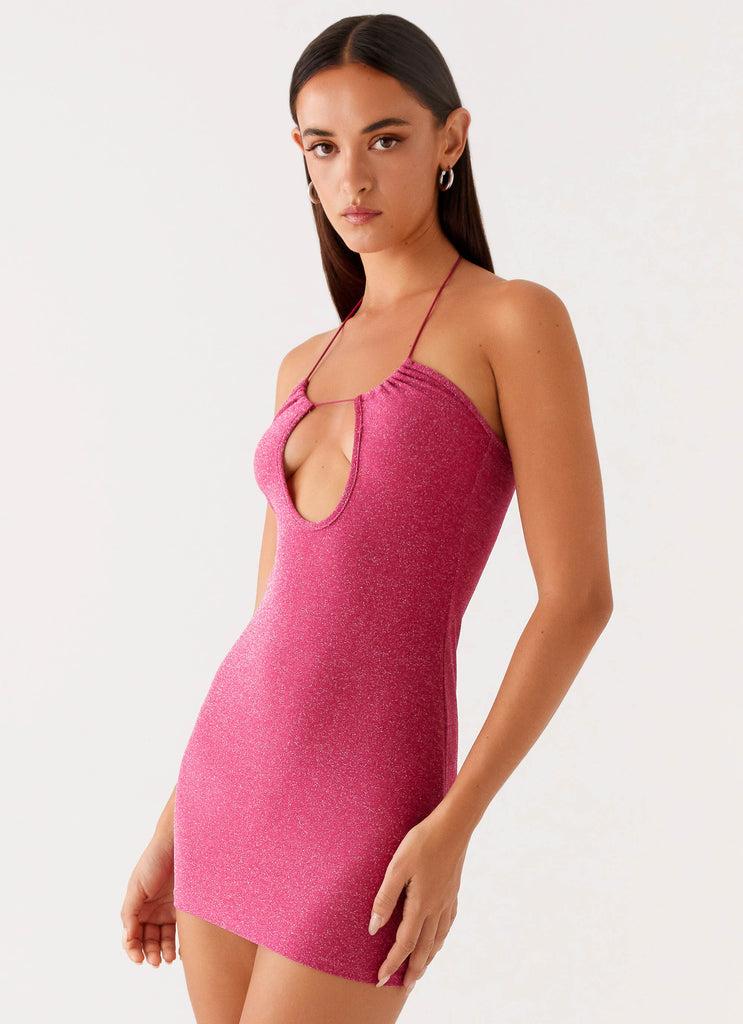 Peppermayo Peppermayo Exclusive - Jupiter Mini Dress - Raspberry