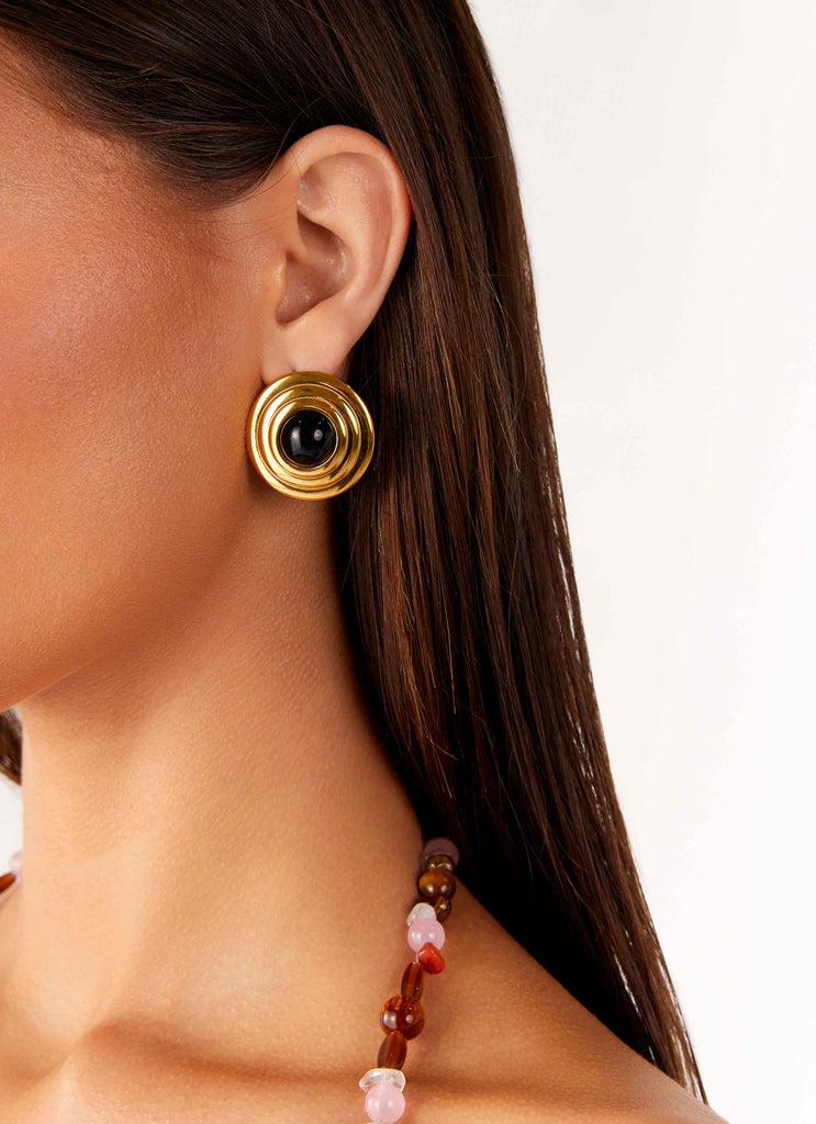 Peppermayo Peppermayo Exclusive - Kalia Earrings - Black