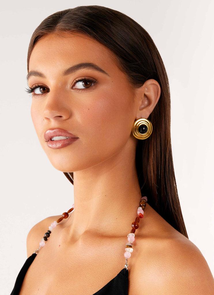 Peppermayo Peppermayo Exclusive - Kalia Earrings - Black
