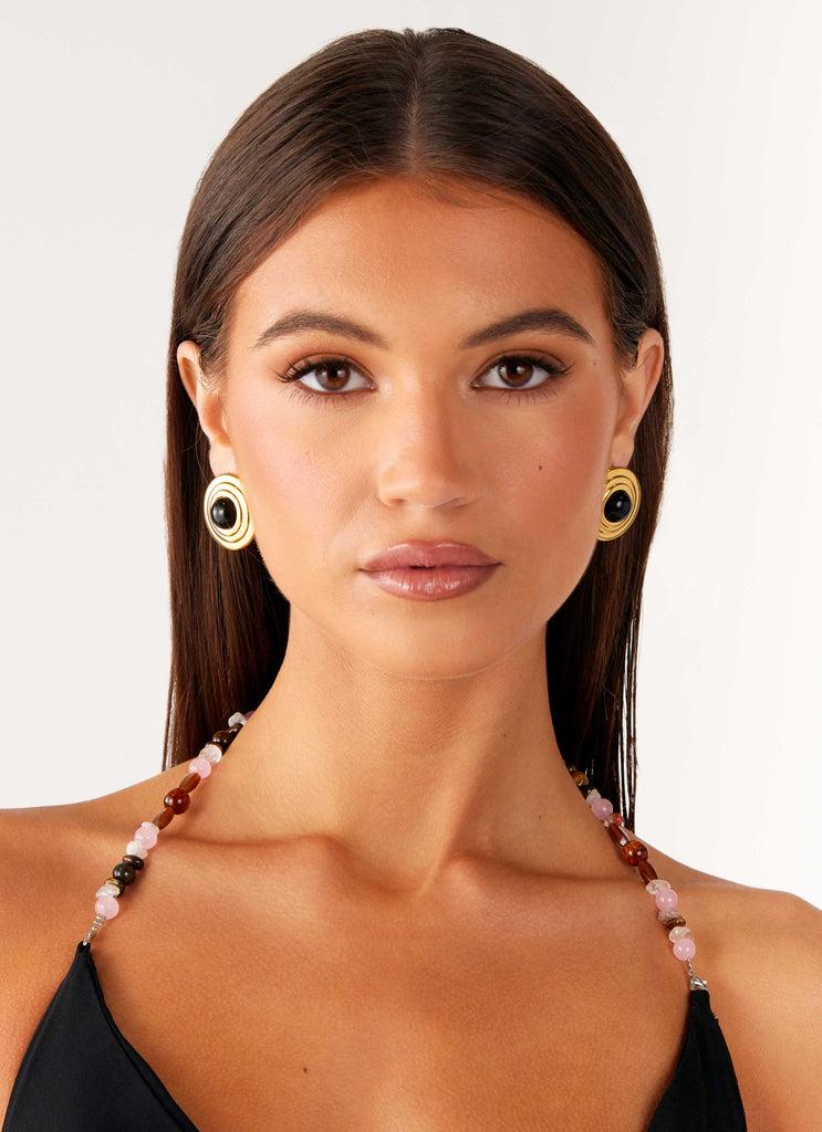 Peppermayo Peppermayo Exclusive - Kalia Earrings - Black