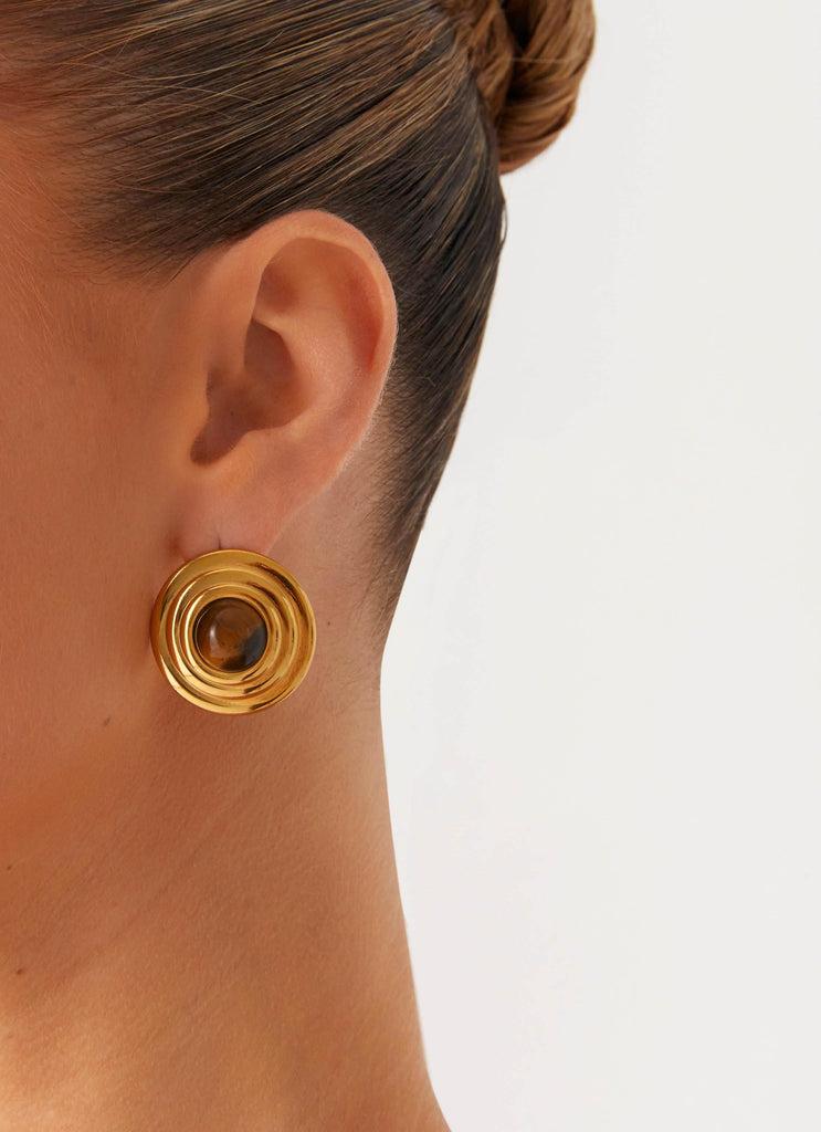 Peppermayo Peppermayo Exclusive - Kalia Earrings - Tort