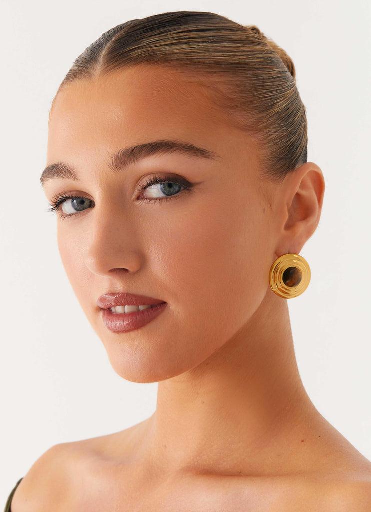 Peppermayo Peppermayo Exclusive - Kalia Earrings - Tort