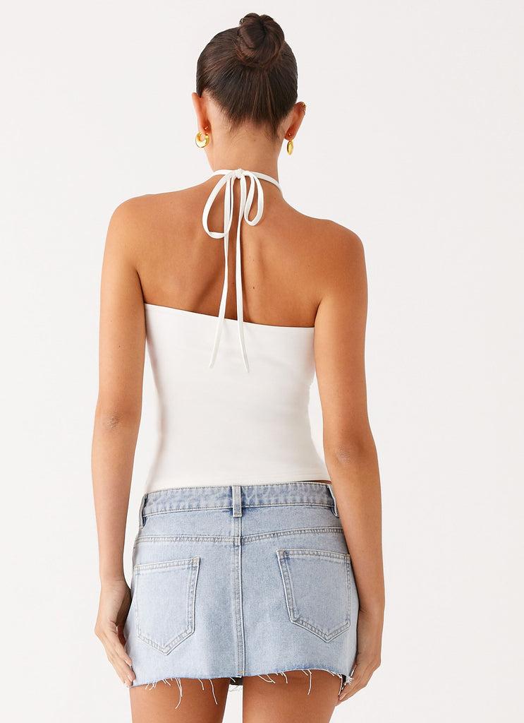 Peppermayo Peppermayo Exclusive - Kamen Low Rise Mini Skirt - Light Denim