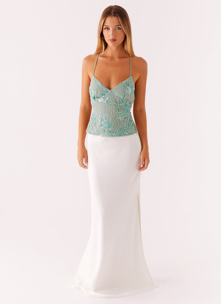 Peppermayo Peppermayo Exclusive - Kamilla Sequin Cami Top - Mint